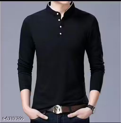 Urban Style Polyester T-Shirts | All-Day Comfort T-Shirts | Solid Color Polyester T-Shirts | Casual Outing Polyester T-Shirts |