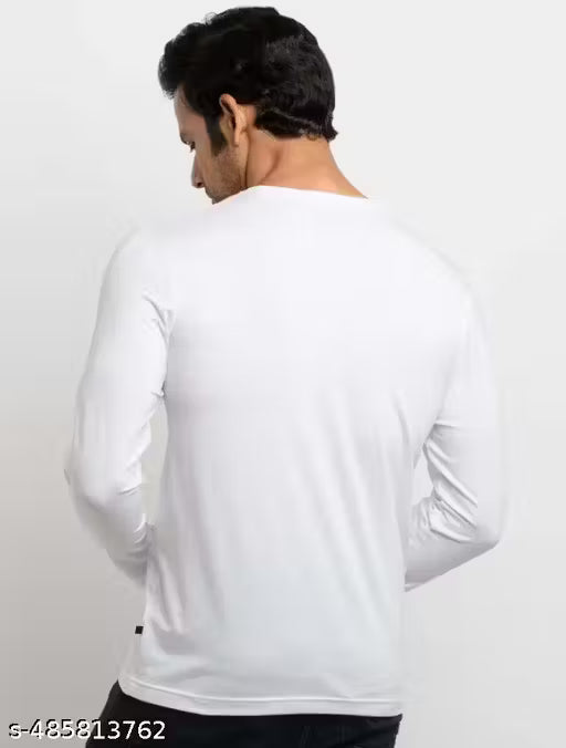 My Life line Alphabet N Full Sleeve Tshirt for Boys and men White full sleeve tshirt