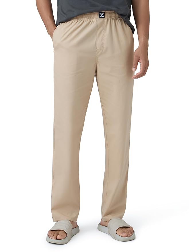 XYXX Men's Pace Super Combed Cotton Regular Fit Solid Pyjamas