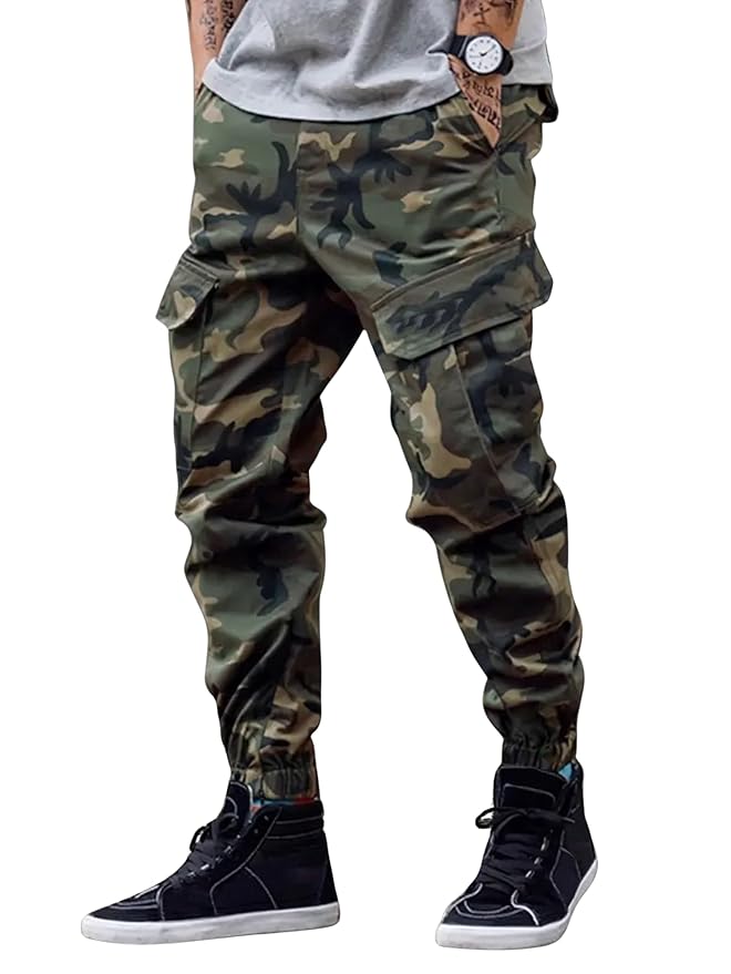 Lymio Men's Regular Fit Low Rise Cargo || Cotton Cargo Pants