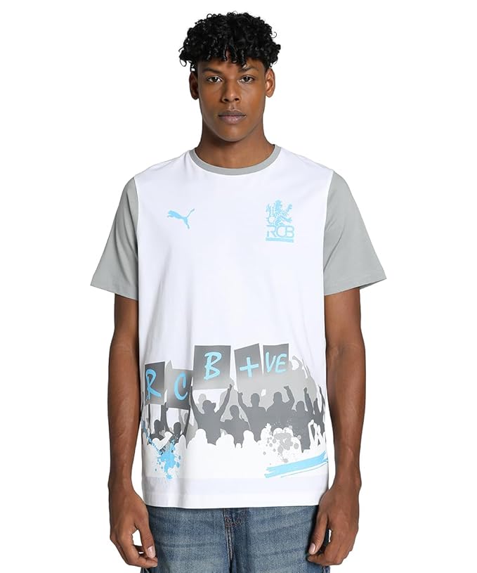 Puma Men's Printed Regular Fit T-Shirt