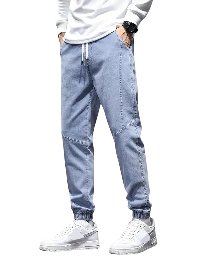 Lymio Men's Slim Fit Mid Rise Jeans || Jogger