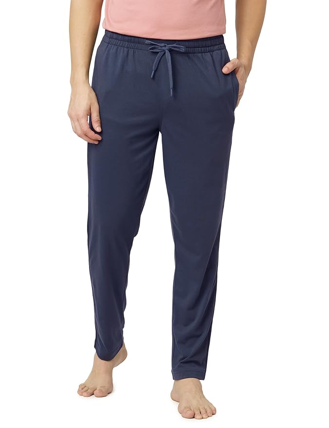 DAMENSCH Mens Joggers Track Pants, Cotton Blend Pants for Man, Hidden Side Zipper Pocket Men Trackpant, Pilling Proof Joggers Pant for Men