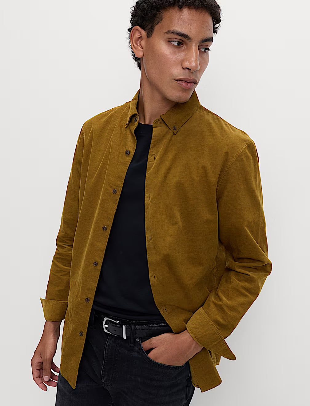 Pure Cotton Corduroy Shirt
