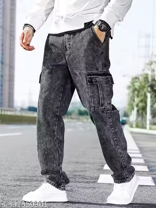 6 pocket mom-fit jeans for mens