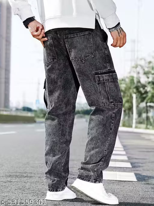 6 pocket mom-fit jeans for mens
