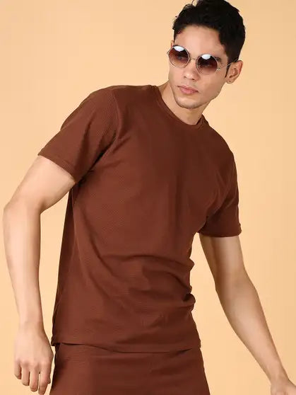 V-MART Tshirt Regular Shorts Co-ords Set