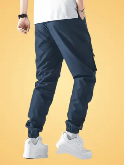 Men Lycra Cargos