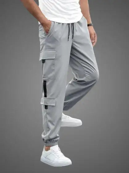 Men Lycra Cargos