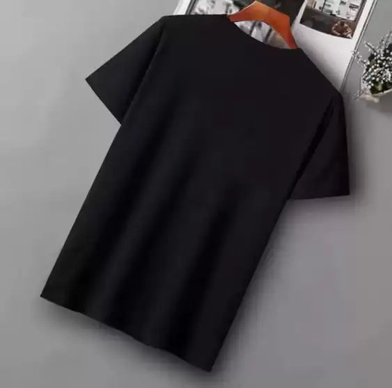 Printed Men Black T-Shirt