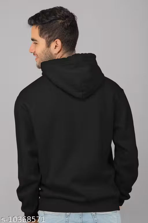 Men Top Wear Active Printed Woolen Hoodie Jacket